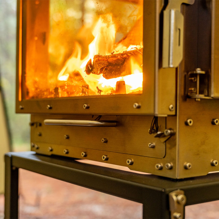 Cube 4  | Poêle à bois de camping | Nouveauté POMOLY