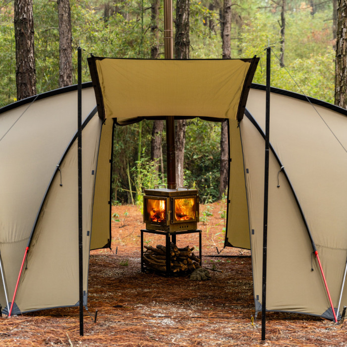 Cube 4  | Poêle à bois de camping | Nouveauté POMOLY