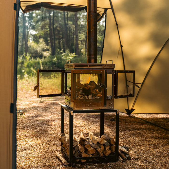Cube 4  | Poêle à bois de camping | Nouveauté POMOLY