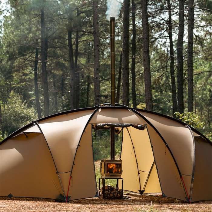 Cube 4  | Poêle à bois de camping | Nouveauté POMOLY