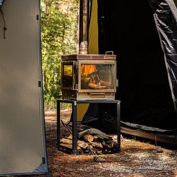 Cube 4  | Poêle à bois de camping | Nouveauté POMOLY