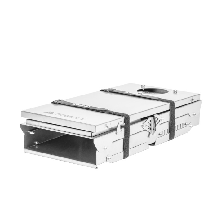 T-Brick Ultra 2.0 | Version Allongée | Poêle en Titane pour Camping en Tente Chaude en Groupe | Nouveauté POMOLY