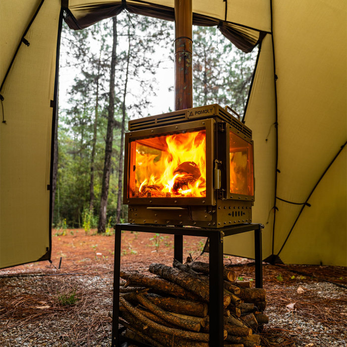 Cube 4  | Poêle à bois de camping | Nouveauté POMOLY