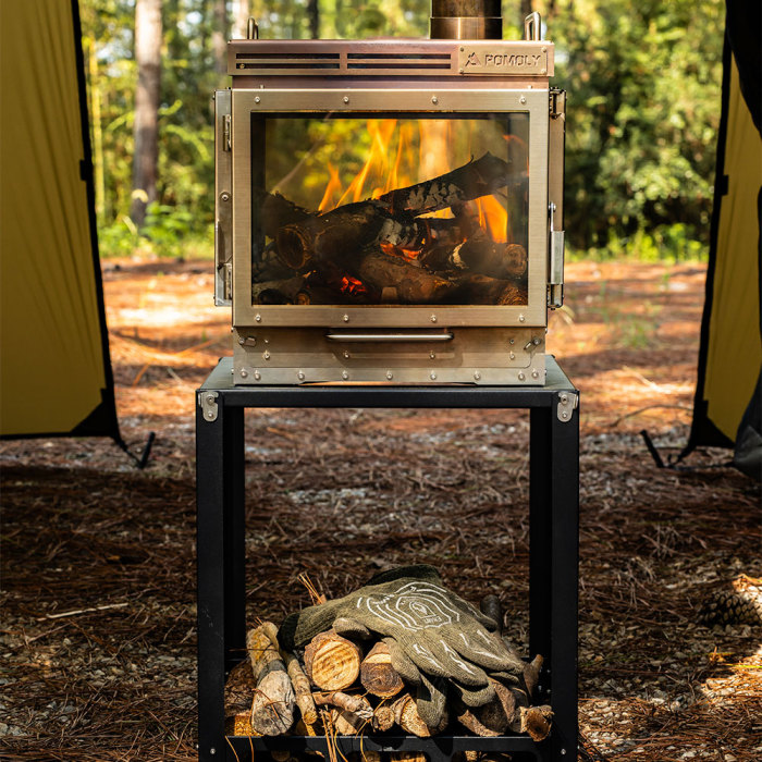 Cube 4  | Poêle à bois de camping | Nouveauté POMOLY