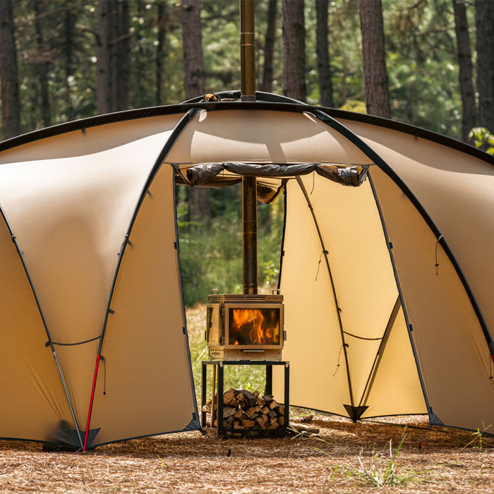Cube 4  | Poêle à bois de camping | Nouveauté POMOLY