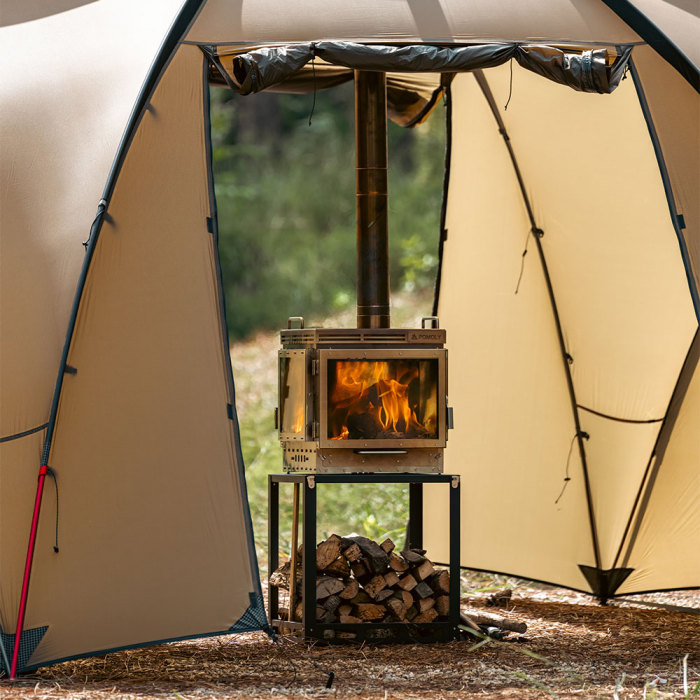 Cube 4  | Poêle à bois de camping | Nouveauté POMOLY