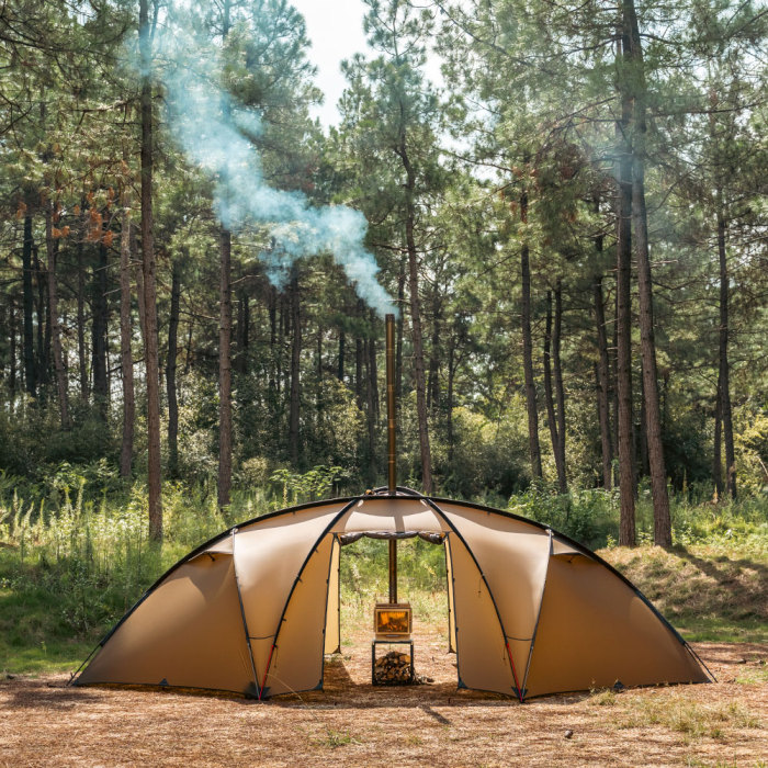 Cube 4  | Poêle à bois de camping | Nouveauté POMOLY