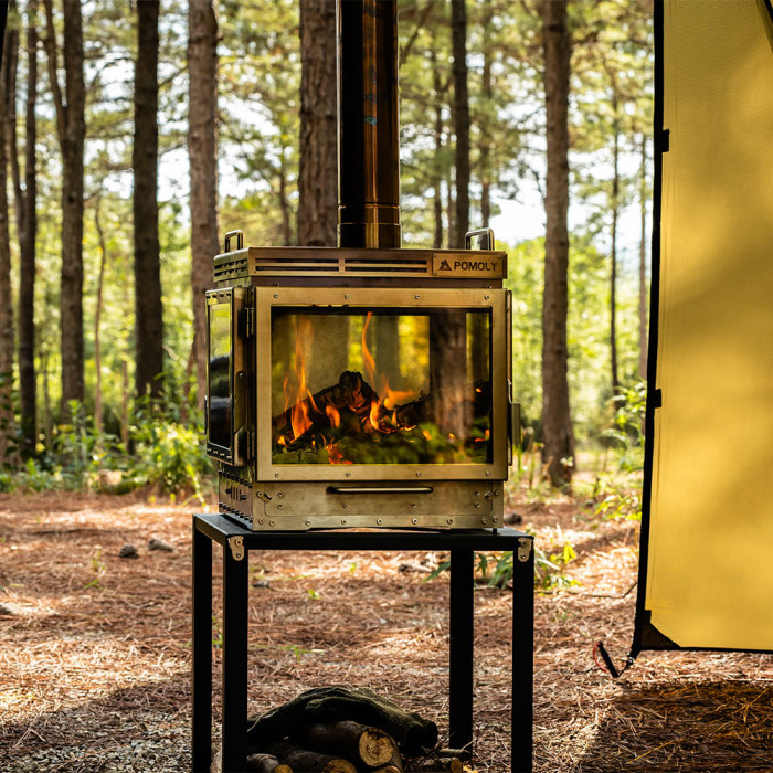 Cube 4  | Poêle à bois de camping | Nouveauté POMOLY