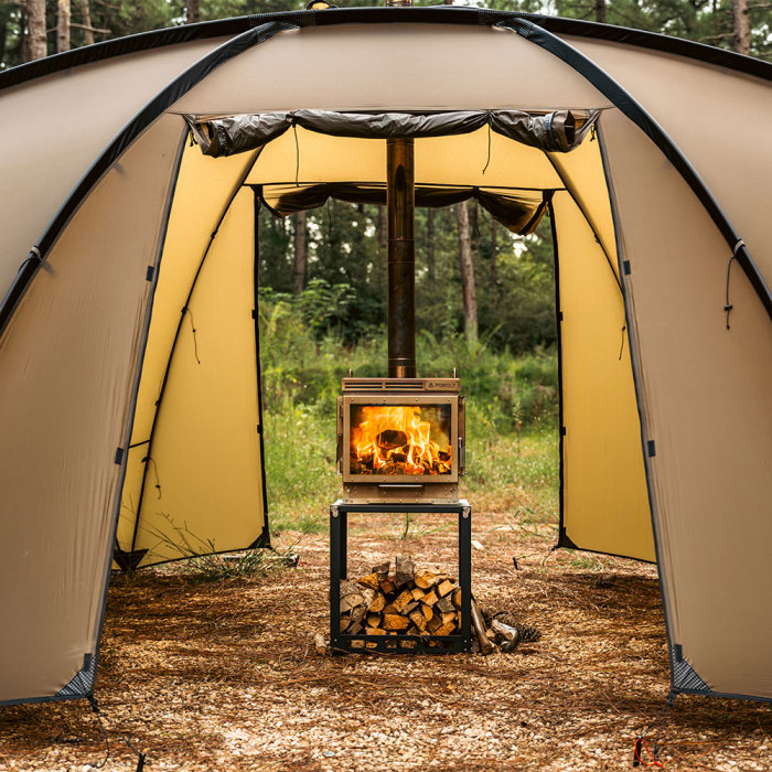 Cube 4  | Poêle à bois de camping | Nouveauté POMOLY