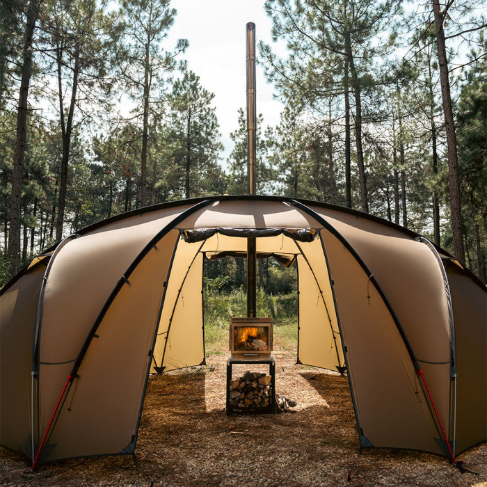 Cube 4  | Poêle à bois de camping | Nouveauté POMOLY