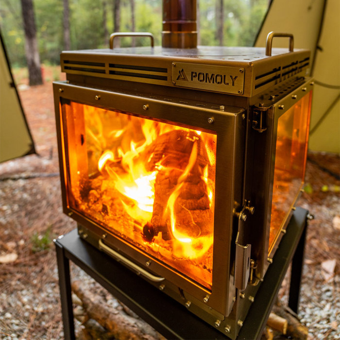 Cube 4  | Poêle à bois de camping | Nouveauté POMOLY