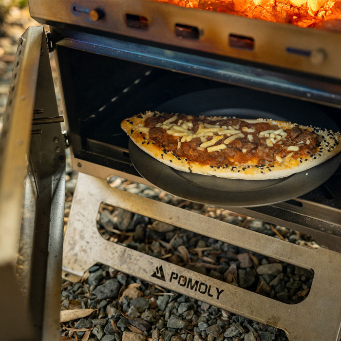 Baker Ti | Poêle à bois avec four POMOLY | Poêle portable pour tente | Nouvelle arrivée POMOLY