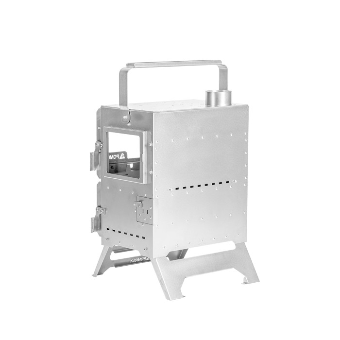 Baker Ti | Poêle à bois avec four POMOLY | Poêle portable pour tente | Nouvelle arrivée POMOLY