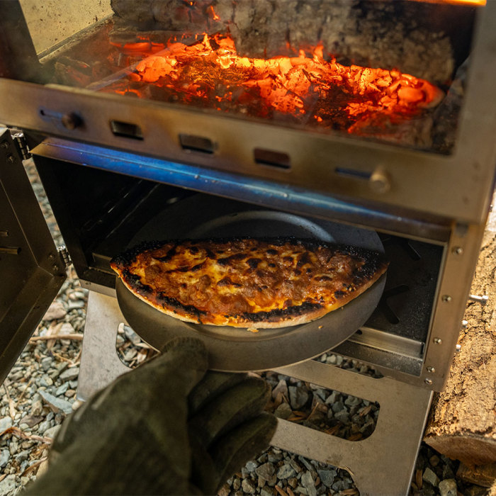 Baker Ti | Poêle à bois avec four POMOLY | Poêle portable pour tente | Nouvelle arrivée POMOLY