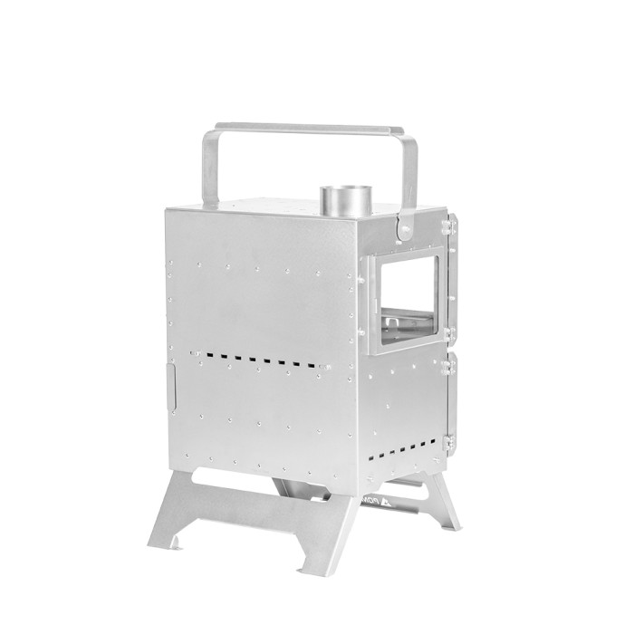 Baker Ti | Poêle à bois avec four POMOLY | Poêle portable pour tente | Nouvelle arrivée POMOLY