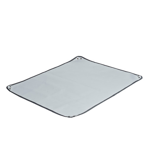 Tapis de braises pour poêle POMOLY | Tapis de foyer | Protection pour empreinte de tente | 92 cm x 73 cm