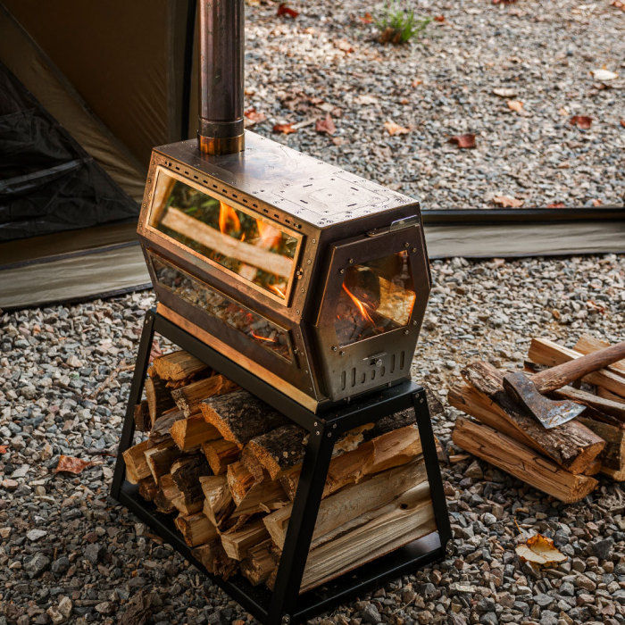 Hive Poêle à bois | Poêle à Bois Hexagonal Hive | Nouveauté POMOLY