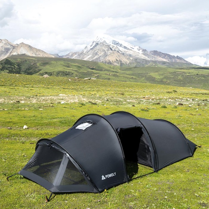 Openvista 2 | Tente Tunnel de Camping 2 Personnes | Nouvelle Arrivée POMOLY