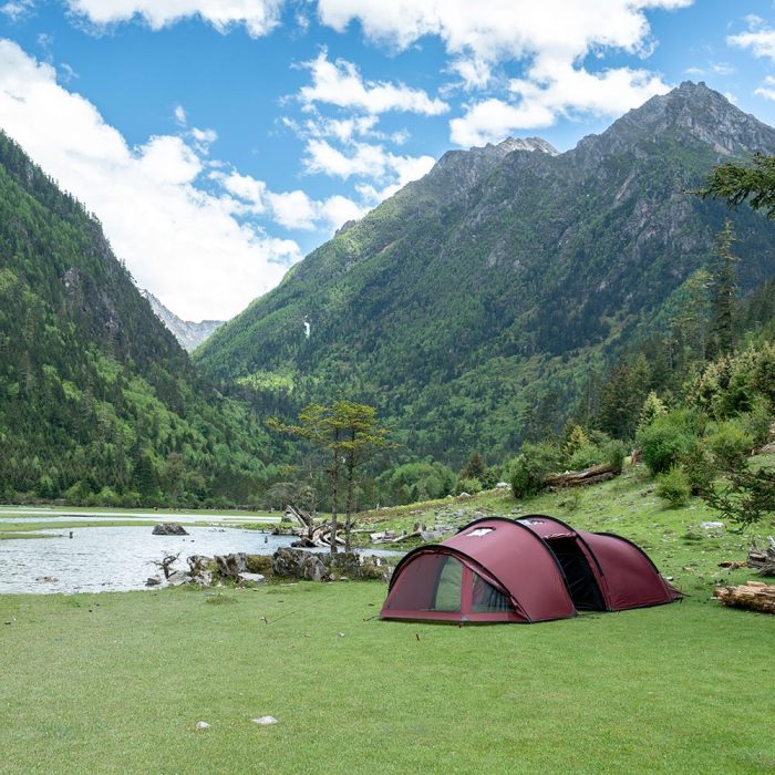 Openvista 3 TPU | Tente Tunnel de Camping 2 Personnes | Nouvelle Arrivée POMOLY