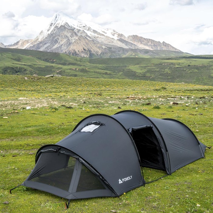 Openvista 2 | Tente Tunnel de Camping 2 Personnes | Nouvelle Arrivée POMOLY