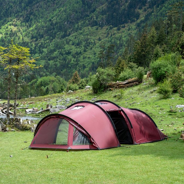 Openvista 3 TPU | Tente Tunnel de Camping 2 Personnes | Nouvelle Arrivée POMOLY