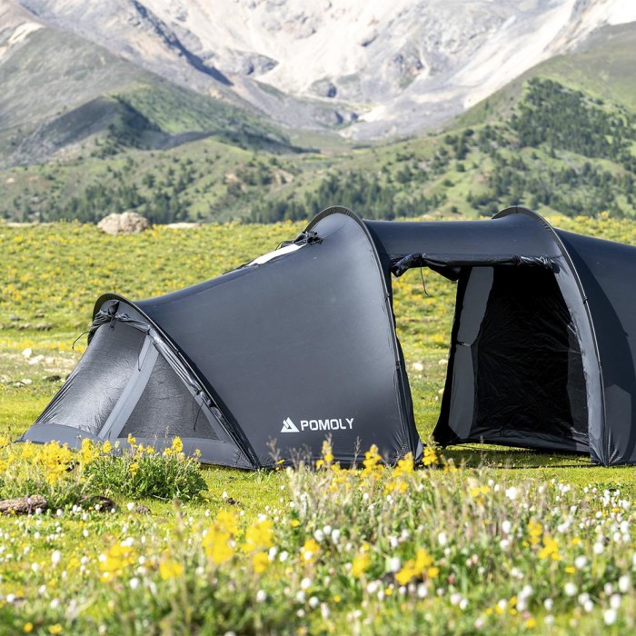 Openvista 2 | Tente Tunnel de Camping 2 Personnes | Nouvelle Arrivée POMOLY