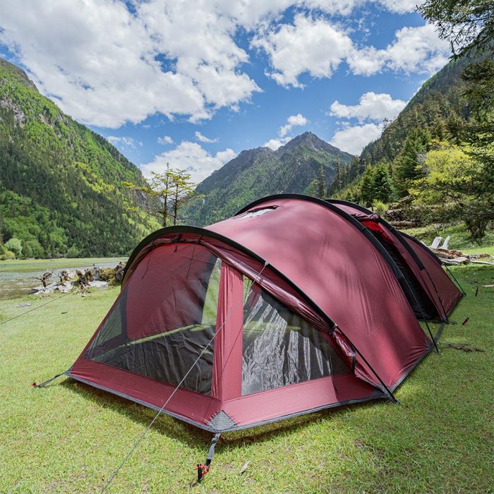 Openvista 3 TPU | Tente Tunnel de Camping 2 Personnes | Nouvelle Arrivée POMOLY