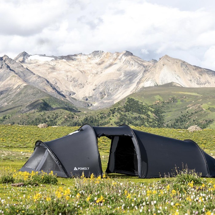 Openvista 2 | Tente Tunnel de Camping 2 Personnes | Nouvelle Arrivée POMOLY
