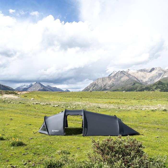 Openvista 2 | Tente Tunnel de Camping 2 Personnes | Nouvelle Arrivée POMOLY