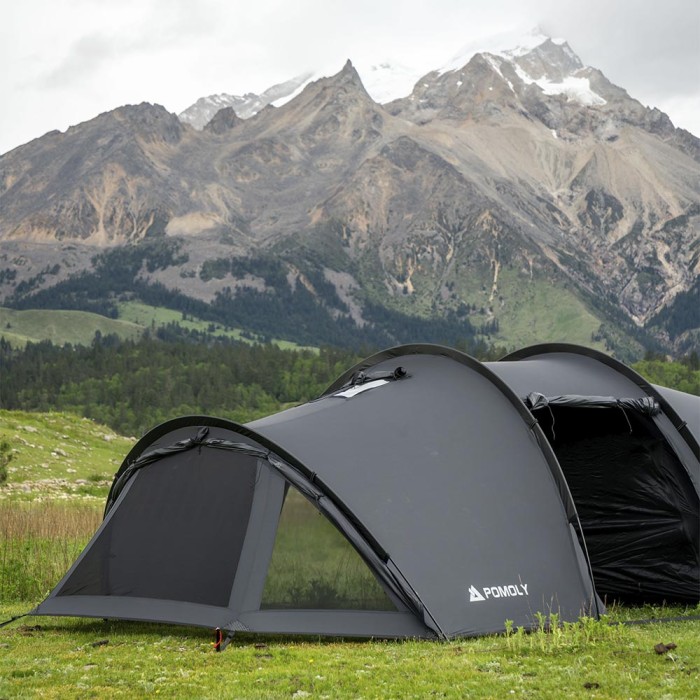 Openvista 2 | Tente Tunnel de Camping 2 Personnes | Nouvelle Arrivée POMOLY