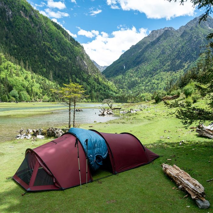 Openvista 3 TPU | Tente Tunnel de Camping 2 Personnes | Nouvelle Arrivée POMOLY