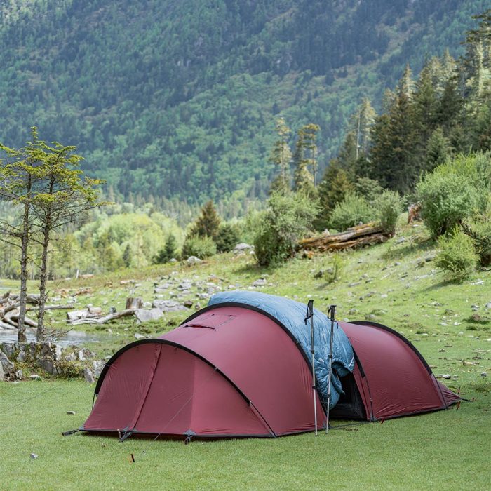 Openvista 3 TPU | Tente Tunnel de Camping 2 Personnes | Nouvelle Arrivée POMOLY