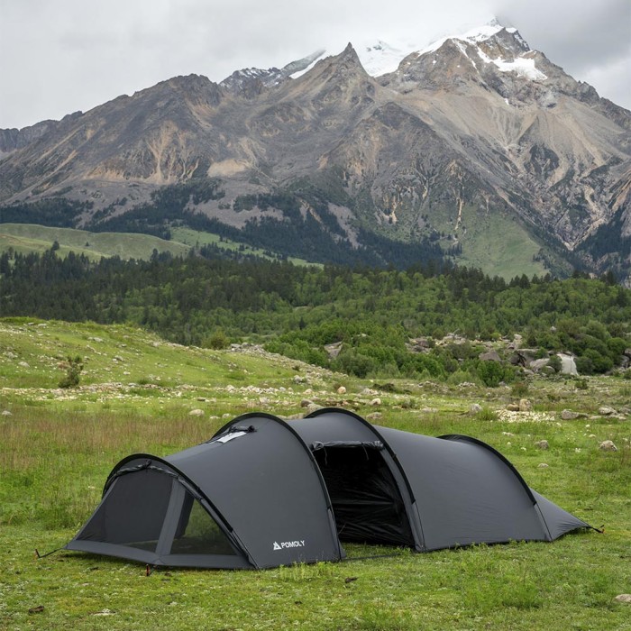 Openvista 2 | Tente Tunnel de Camping 2 Personnes | Nouvelle Arrivée POMOLY