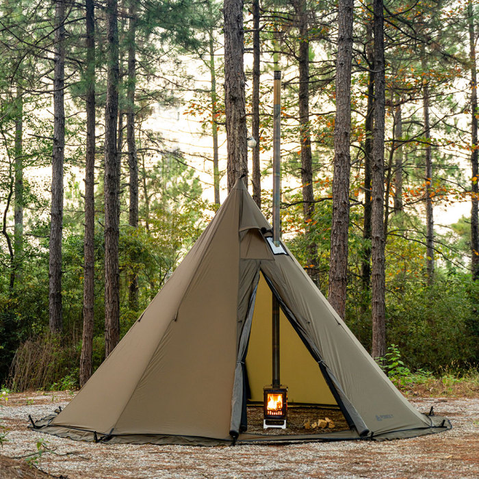 Circle 2 | Tente Chaude Extérieure | Tente Tipi de Camping | Nouvelle Arrivée POMOLY