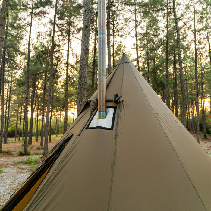 Circle 2 | Tente Chaude Extérieure | Tente Tipi de Camping | Nouvelle Arrivée POMOLY