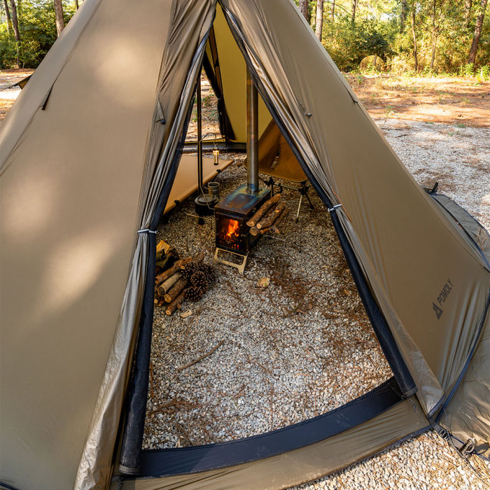 Circle 2 | Tente Chaude Extérieure | Tente Tipi de Camping | Nouvelle Arrivée POMOLY