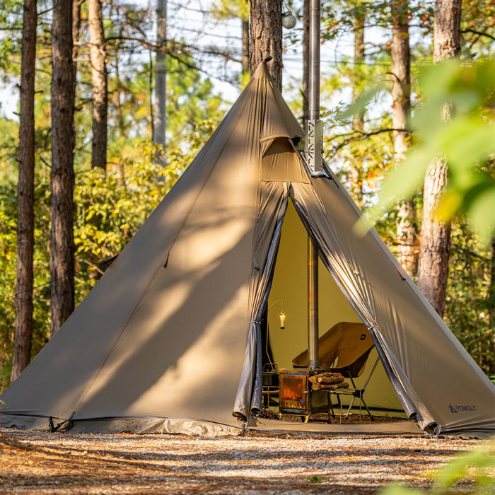 Circle 2 | Tente Chaude Extérieure | Tente Tipi de Camping | Nouvelle Arrivée POMOLY