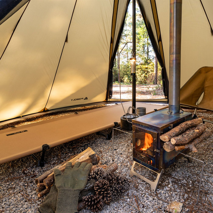 Circle 2 | Tente Chaude Extérieure | Tente Tipi de Camping | Nouvelle Arrivée POMOLY