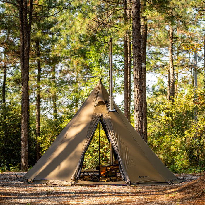 Circle 2 | Tente Chaude Extérieure | Tente Tipi de Camping | Nouvelle Arrivée POMOLY