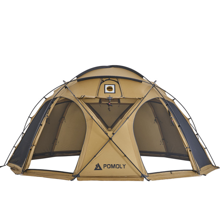 Sphere X8 Lite | Tente Dôme Autoportante pour Camping Chauffée 8 Personnes | Nouveauté POMOLY