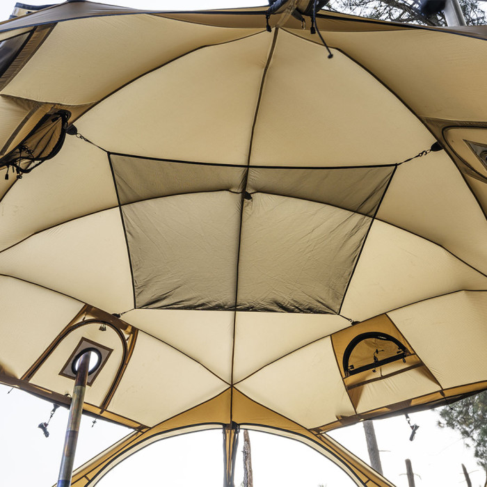 Sphere X8 Lite | Tente Dôme Autoportante pour Camping Chauffée 8 Personnes | Nouveauté POMOLY