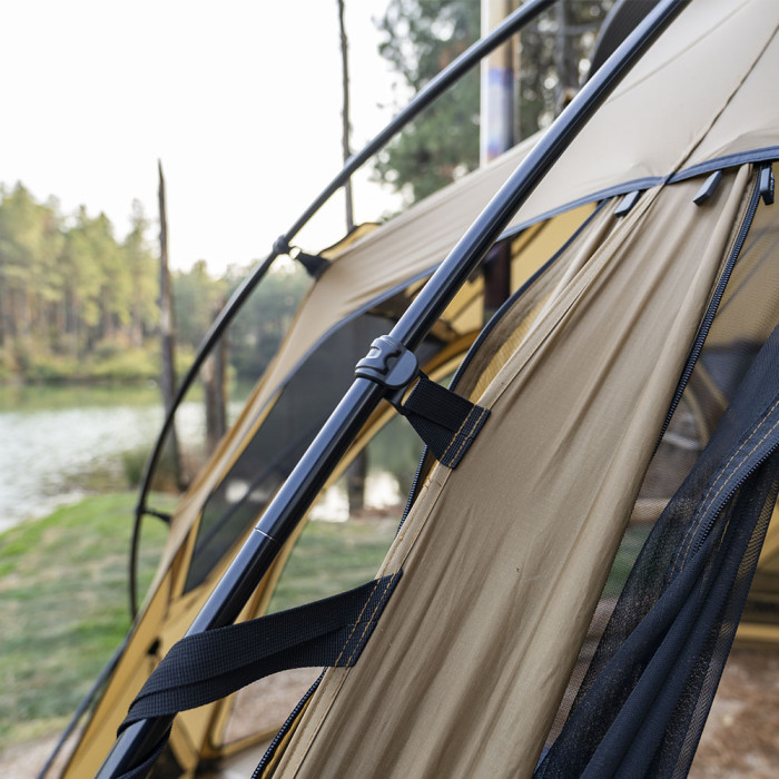 Sphere X8 Lite | Tente Dôme Autoportante pour Camping Chauffée 8 Personnes | Nouveauté POMOLY