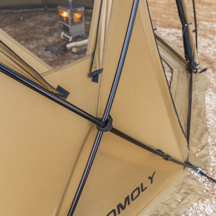 Sphere X8 Lite | Tente Dôme Autoportante pour Camping Chauffée 8 Personnes | Nouveauté POMOLY