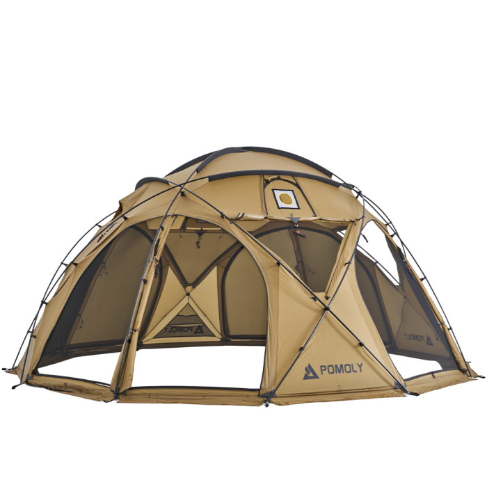 Sphere X8 Lite | Tente Dôme Autoportante pour Camping Chauffée 8 Personnes | Nouveauté POMOLY