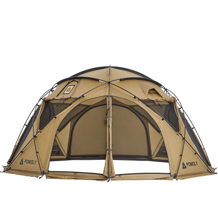 Sphere X8 Lite | Tente Dôme Autoportante pour Camping Chauffée 8 Personnes | Nouveauté POMOLY