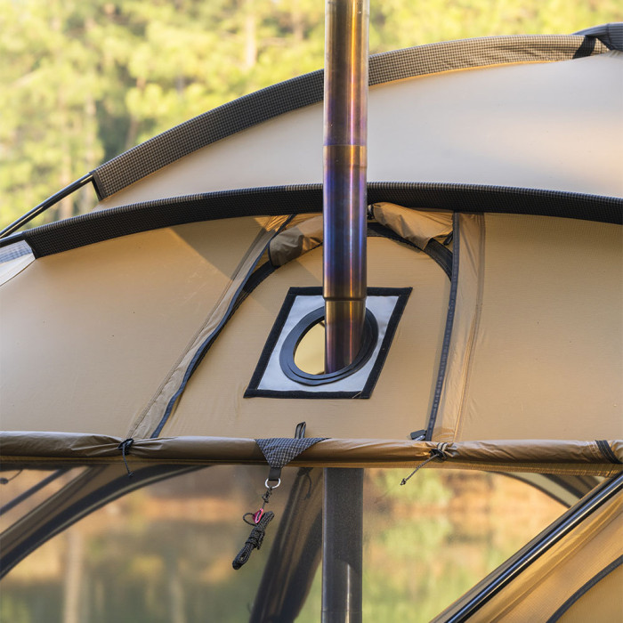 Sphere X8 Lite | Tente Dôme Autoportante pour Camping Chauffée 8 Personnes | Nouveauté POMOLY