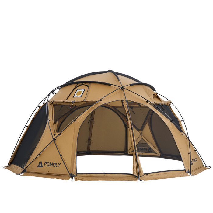 Sphere X8 Lite | Tente Dôme Autoportante pour Camping Chauffée 8 Personnes | Nouveauté POMOLY
