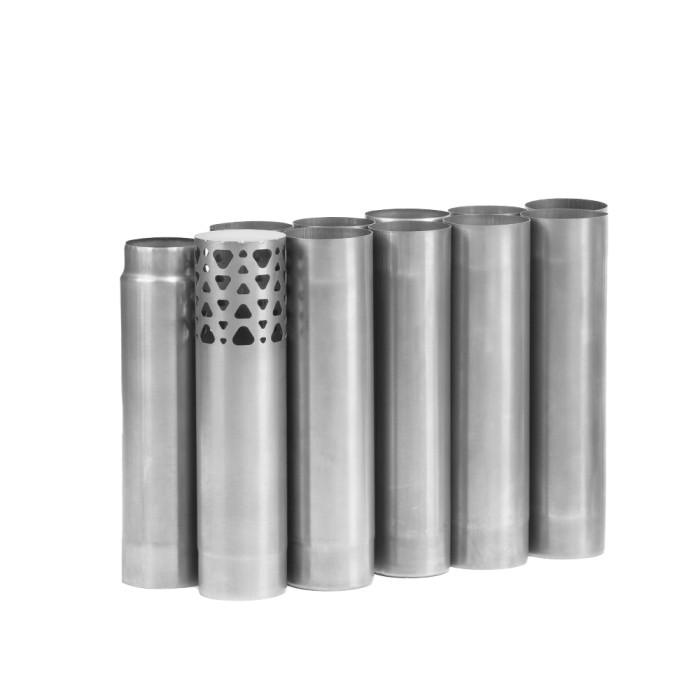 Φ2.76in - 3in (Φ70mm - 76mm) Ensemble de tuyaux imbriqués en titane | Cheminée à diamètre variable amovible | Nouveauté POMOLY 2025