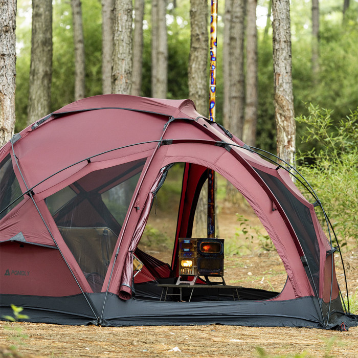 【Pré-commander】T-Brick Mini 2.0 | Version étendue | Réchaud en titane pour camping sous tente chaude | Nouveauté POMOLY 2024