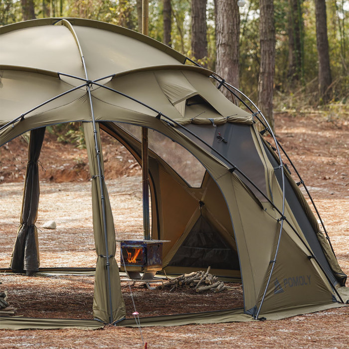 POMOLY Sphere X8 | Tente de camping autoportante en forme de dôme 8P | Nouveauté POMOLY 2025